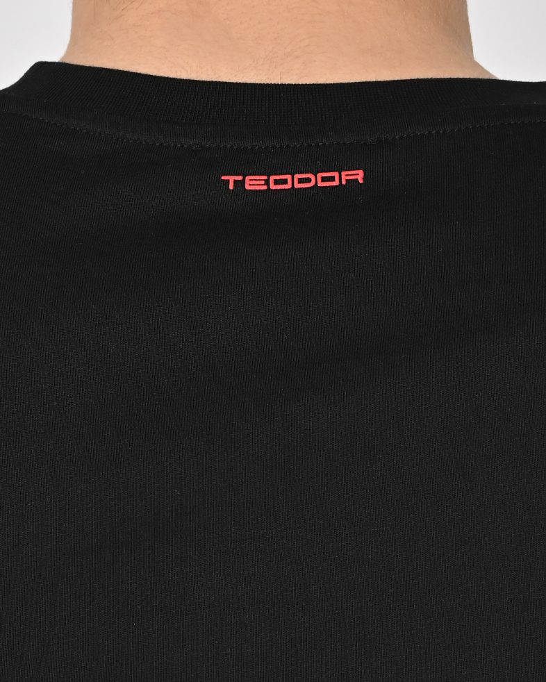 TRICOU NEGRU CU DESEN 240161131734-3 05