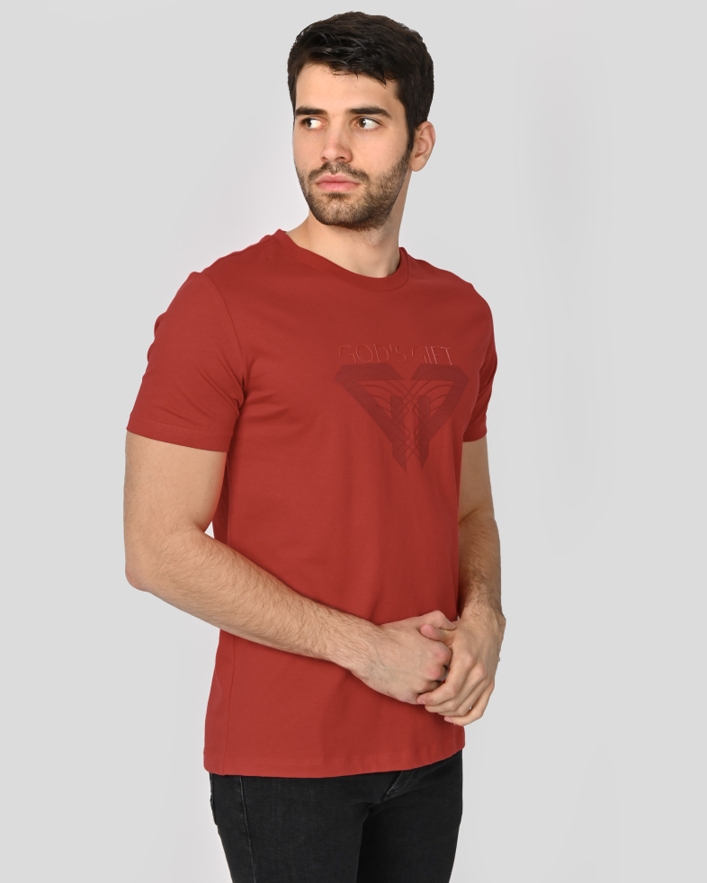 TRICOU ROSU CU DESEN 240161131735-3 03
