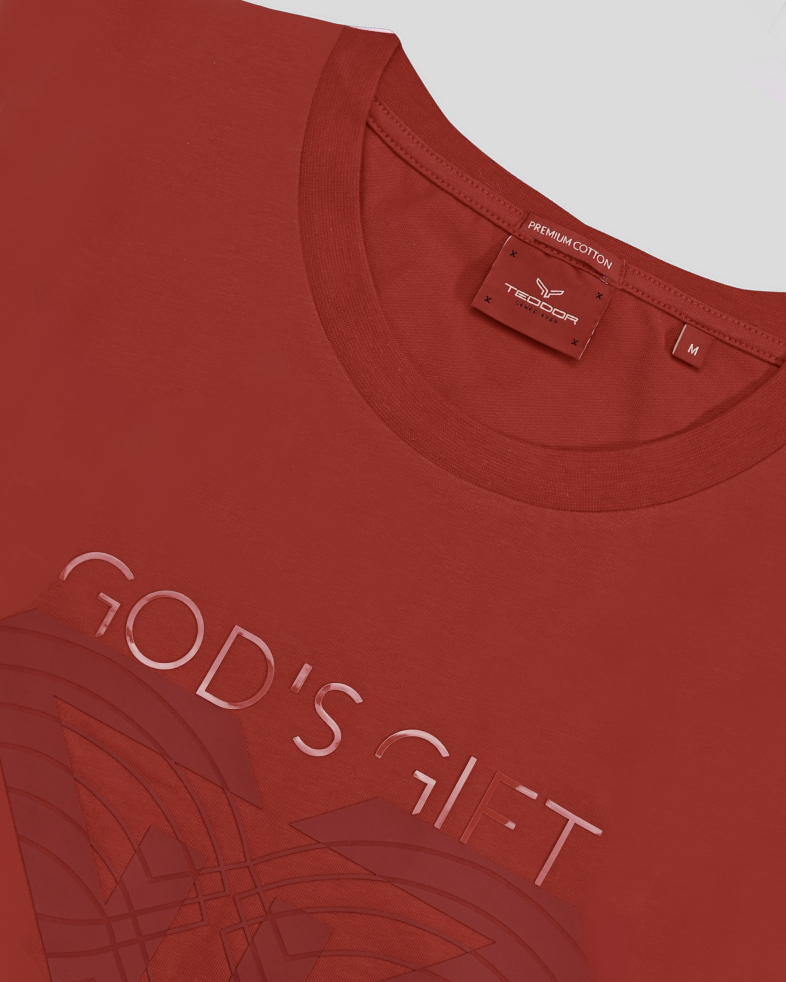 TRICOU ROSU CU DESEN 240161131735-3 07