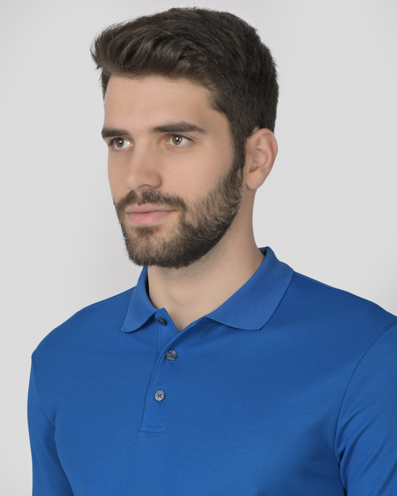 TRICOU POLO ALBASTRU 240161131737-4 04