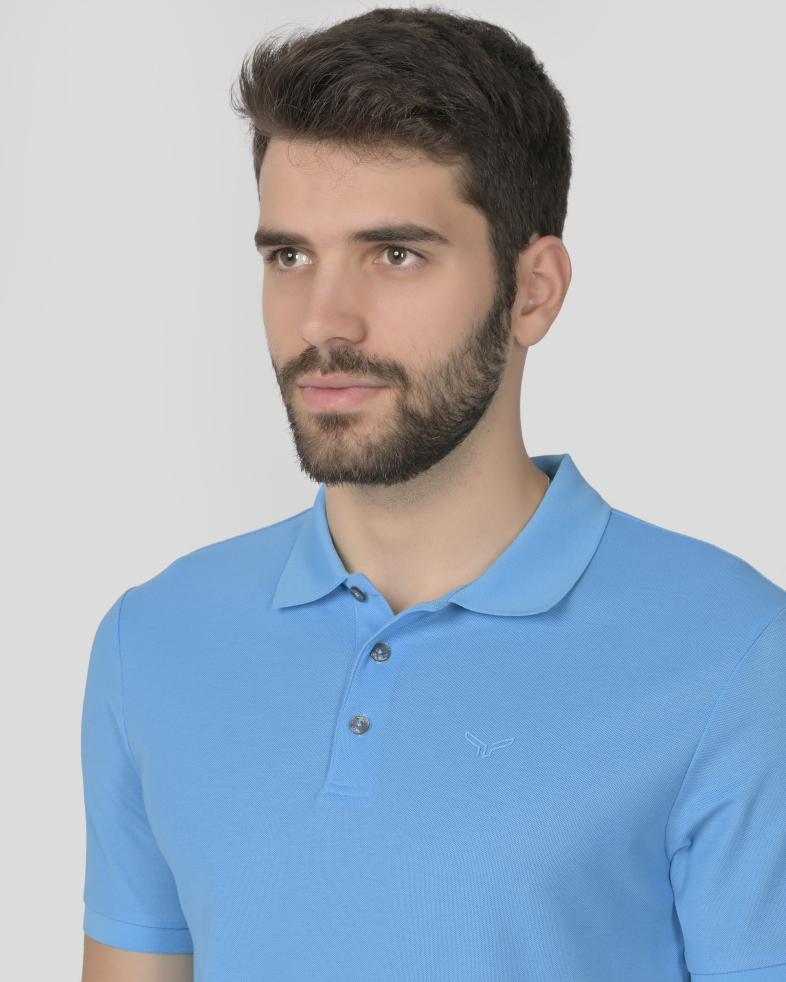 TRICOU POLO ALBASTRU 240161131737-5 04