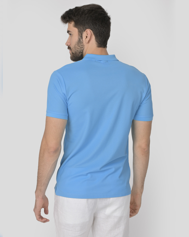 TRICOU POLO ALBASTRU 240161131737-5 08