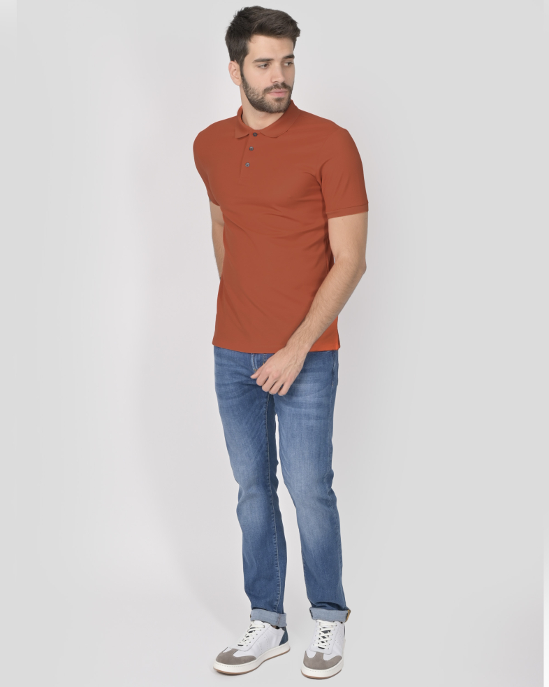 TRICOU POLO PORTOCALIU 240161131737-8 02