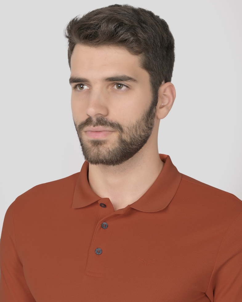 TRICOU POLO PORTOCALIU 240161131737-8 04