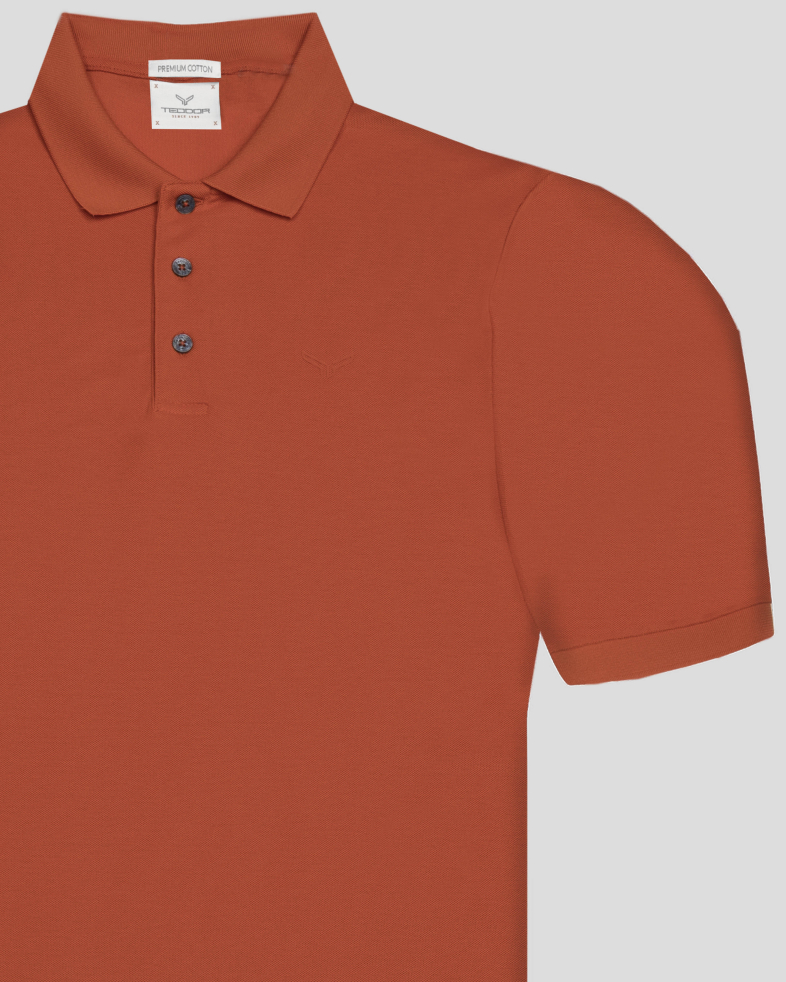 TRICOU POLO PORTOCALIU 240161131737-8 06