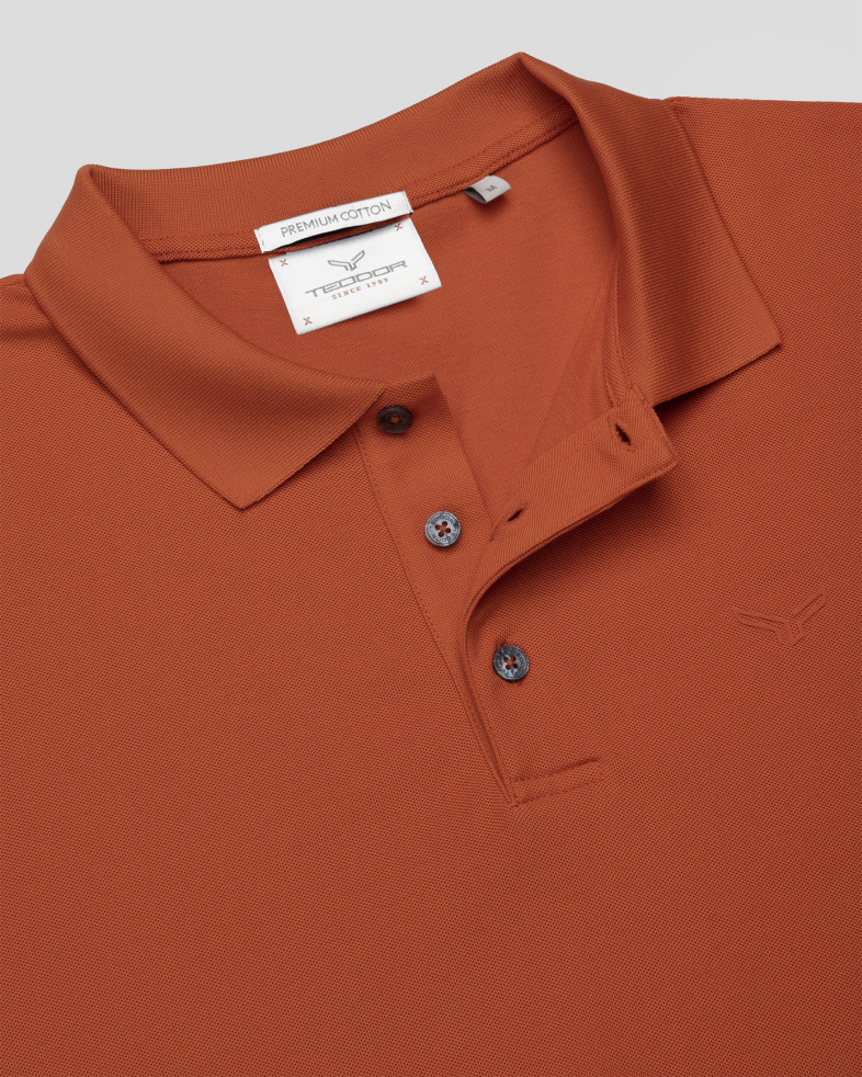 TRICOU POLO PORTOCALIU 240161131737-8 08