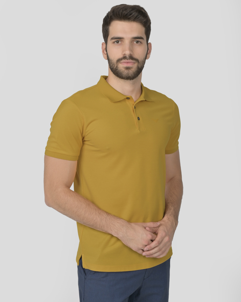 TRICOU POLO GALBEN 240161131737-9 03