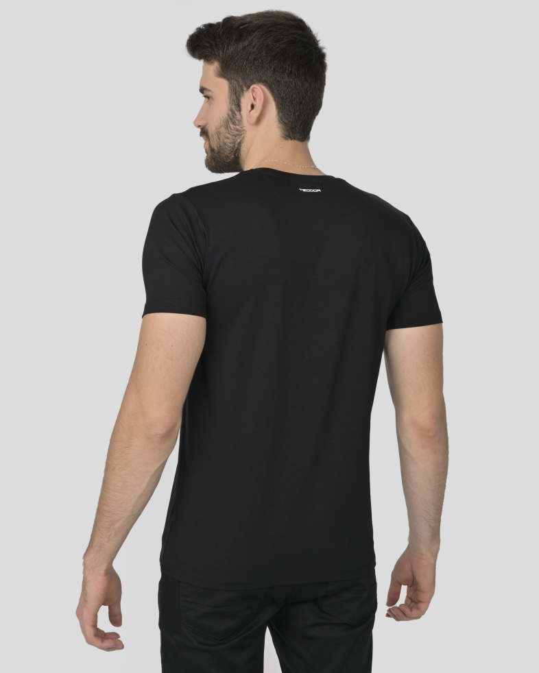TRICOU NEGRU CU DESEN 240161131741-1 08