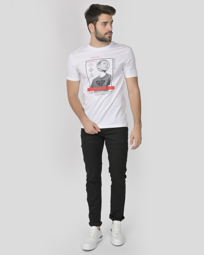 TRICOU ALBU CU DESEN 240161131756-1 02