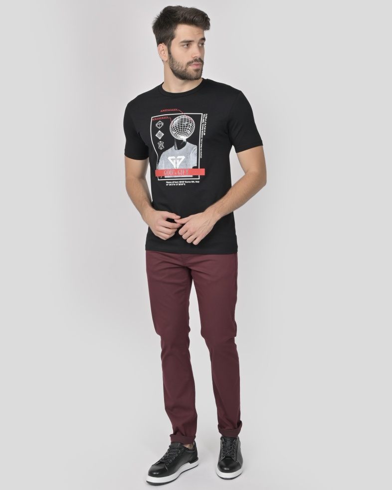 TRICOU NEGRU CU DESEN 240161131756-2 02