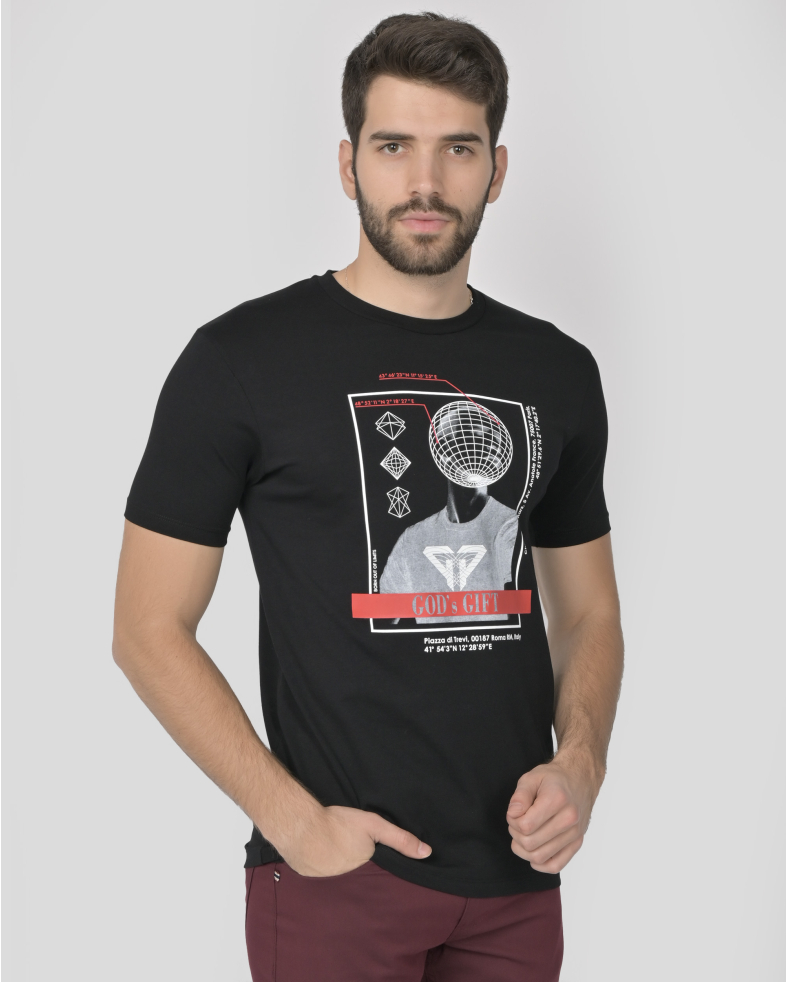 TRICOU NEGRU CU DESEN 240161131756-2 03