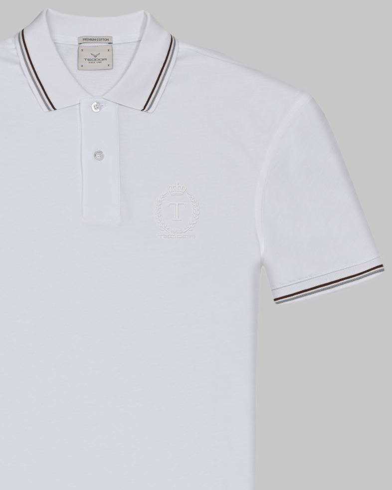 TRICOU POLO ALB 250110131777-1 05