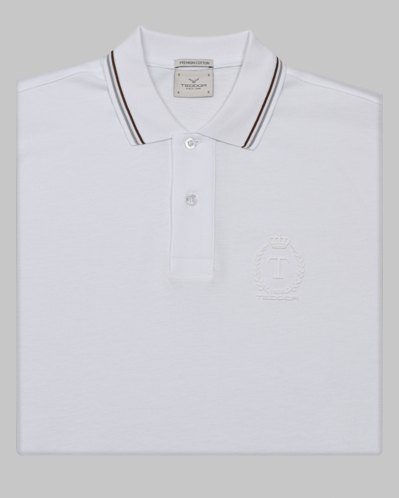 TRICOU POLO ALB 250110131777-1 06