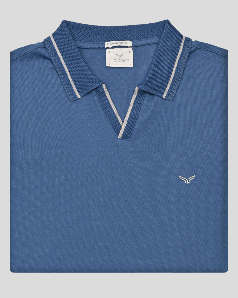 TRICOU  ALBASTRU GULER IN V 250110131783-4 06