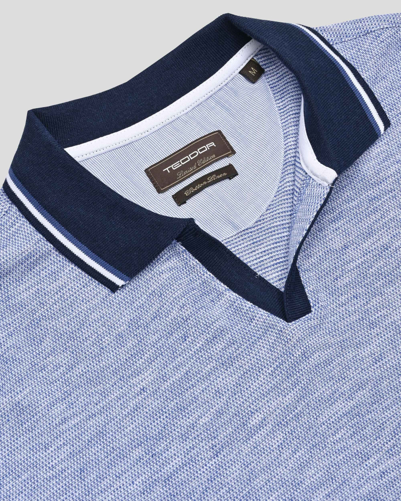 TRICOU POLO ALBASTRU 250110131785-5 07