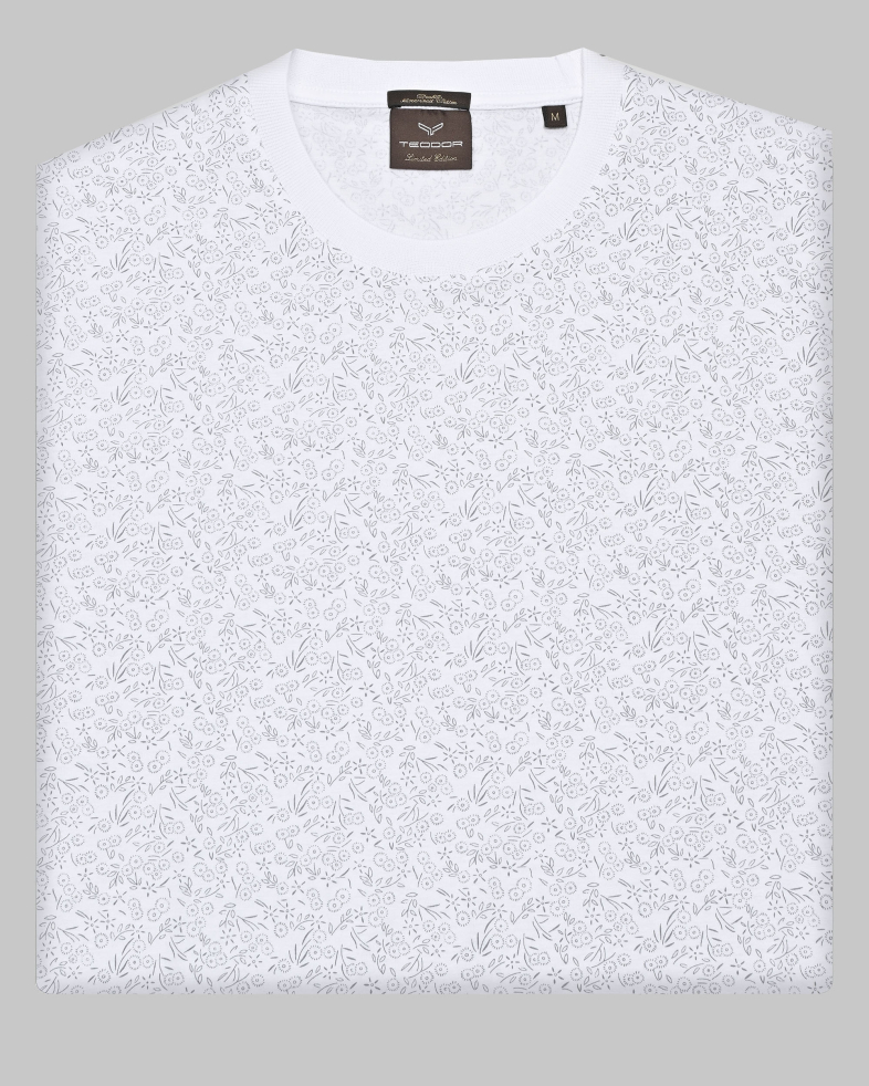 TRICOU ALB PRINT GEOMETRIC 250110131803-1 06
