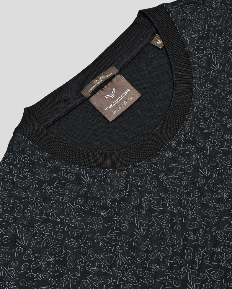 TRICOU NEGRU PRINT GEOMETRIC 250110131803-2 07