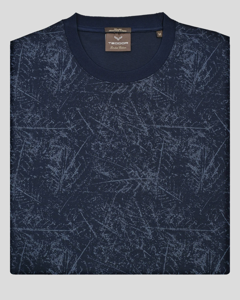 TRICOU BLEUMARIN PRINT GEOMETRIC 250110131803-3 06