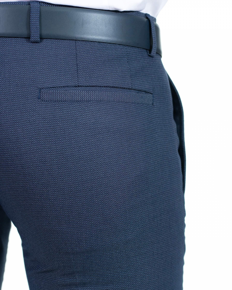 COSTUM SUPER SLIM STRUCTURAT DE CULOARE GRI  ALBASTRU 190116011056-1 08