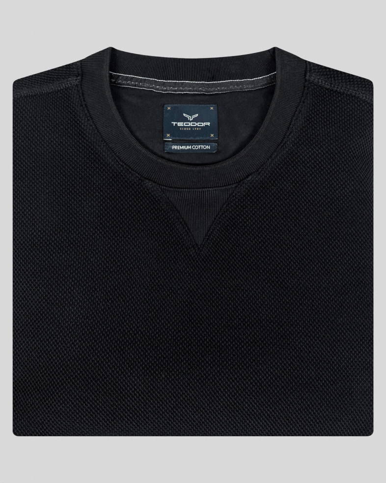 BLUZA NEAGRA CU GULER ROTUND 230210141532-1 08