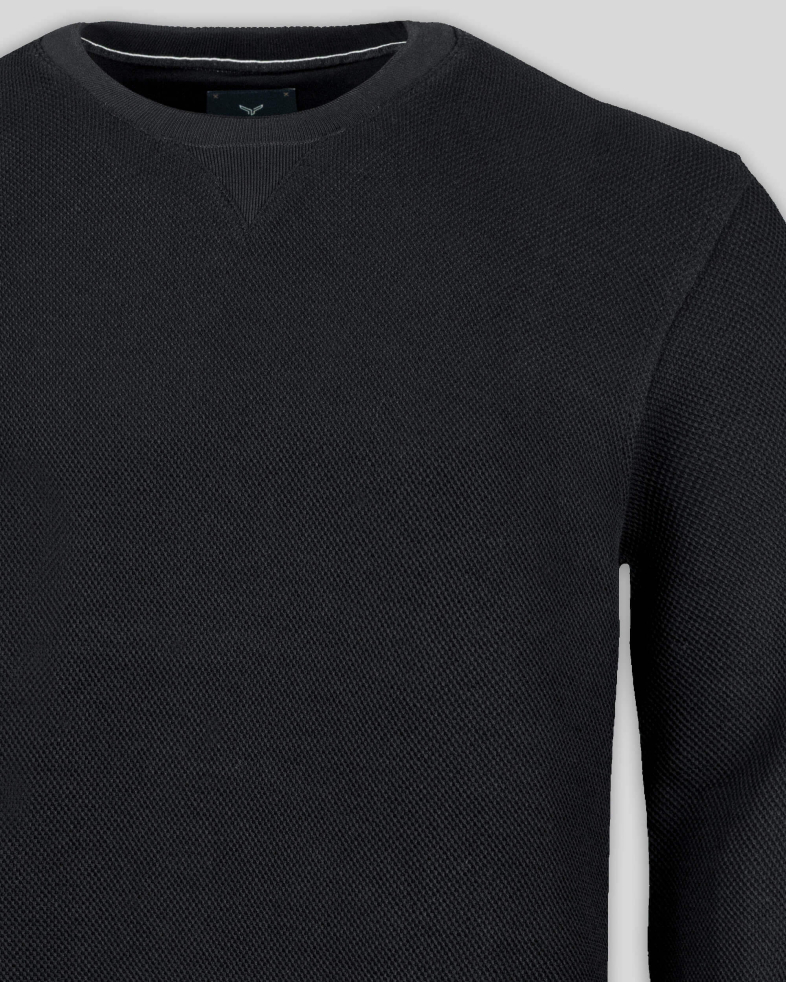 BLUZA NEAGRA CU GULER ROTUND 230210141532-1 07