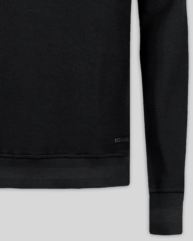 BLUZA NEAGRA CU GULER ROTUND 230210141532-1 06