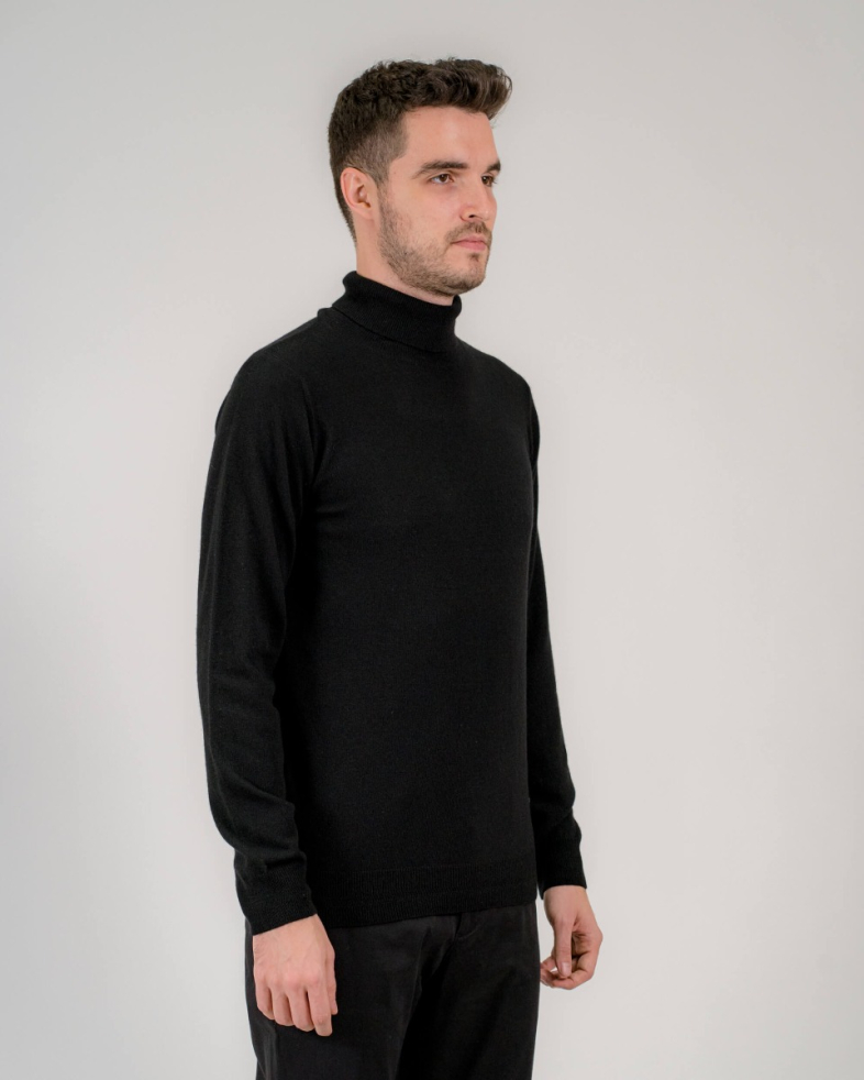 PULOVER NEGRU GULER POLO 210241055233-1 03