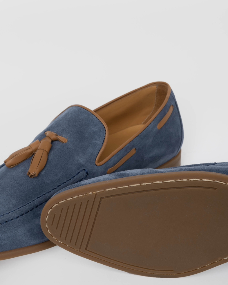 MOCASINI ALBASTRI PIELE NATURALA 230151172108-4 06