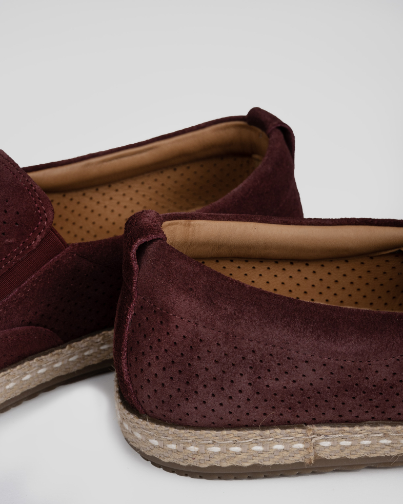 ESPADRILE BORDO PIELE NATURALA 240122172197-7 05