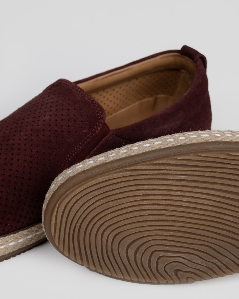 ESPADRILE BORDO PIELE NATURALA 240122172197-7 06