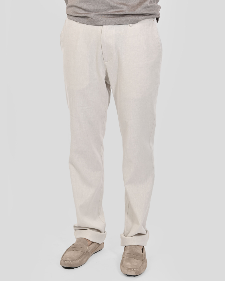 PANTALONI EKRIU 250113088609-1 03