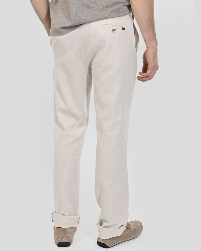 PANTALONI EKRIU 250113088609-1 07
