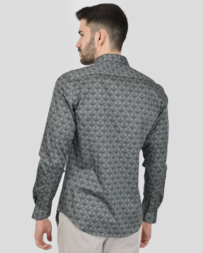 CAMASA SLIM GRI  PRINT GEOMETRIC 250135045073-3 07