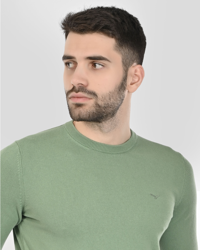 PULOVER VERDE GULER ROTUND 250108055390-12 04