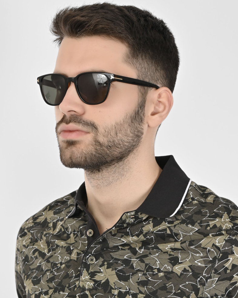 TRICOU POLO VERDE PRINT FLORAL 250110131800-3 04