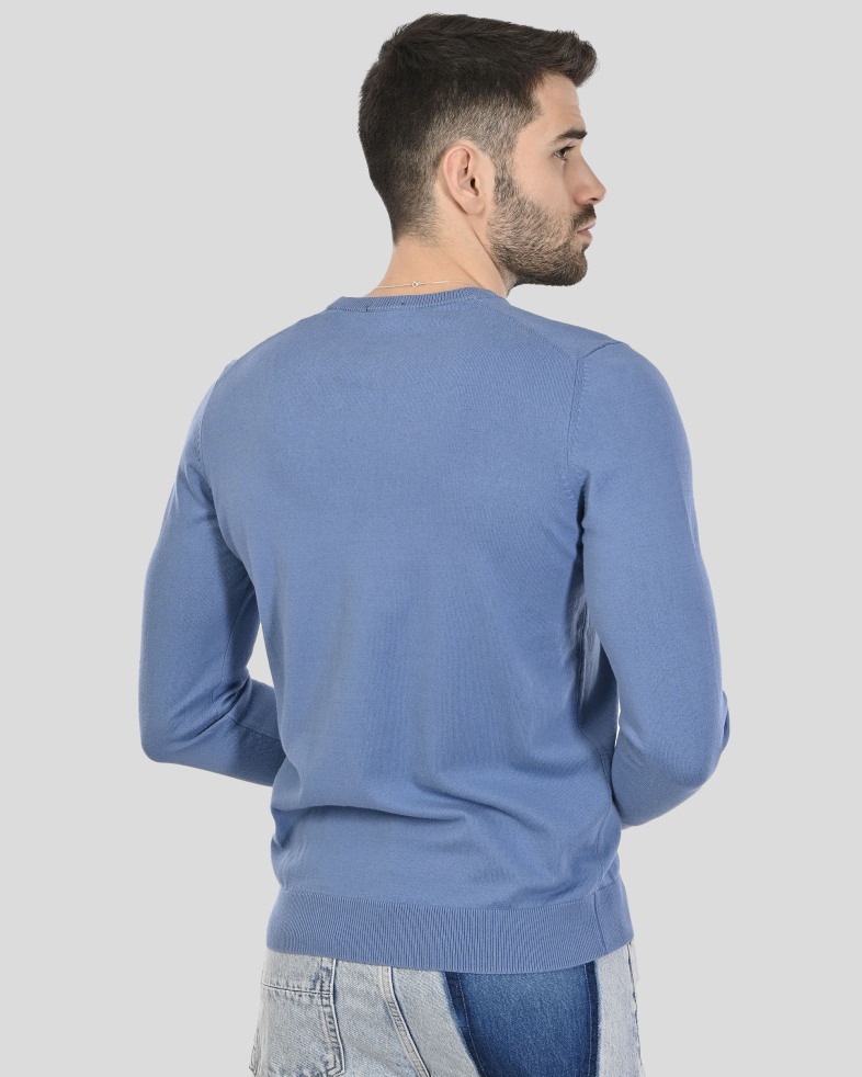 PULOVER BLEU GULER IN V 250108055391-3 09