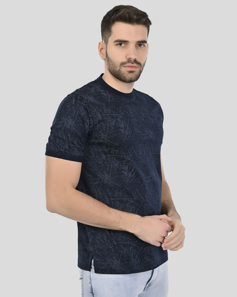 TRICOU BLEUMARIN PRINT GEOMETRIC 250110131803-3 03
