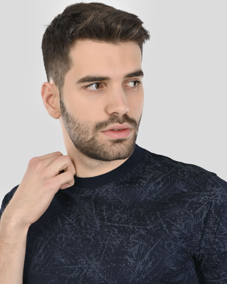 TRICOU BLEUMARIN PRINT GEOMETRIC 250110131803-3 04