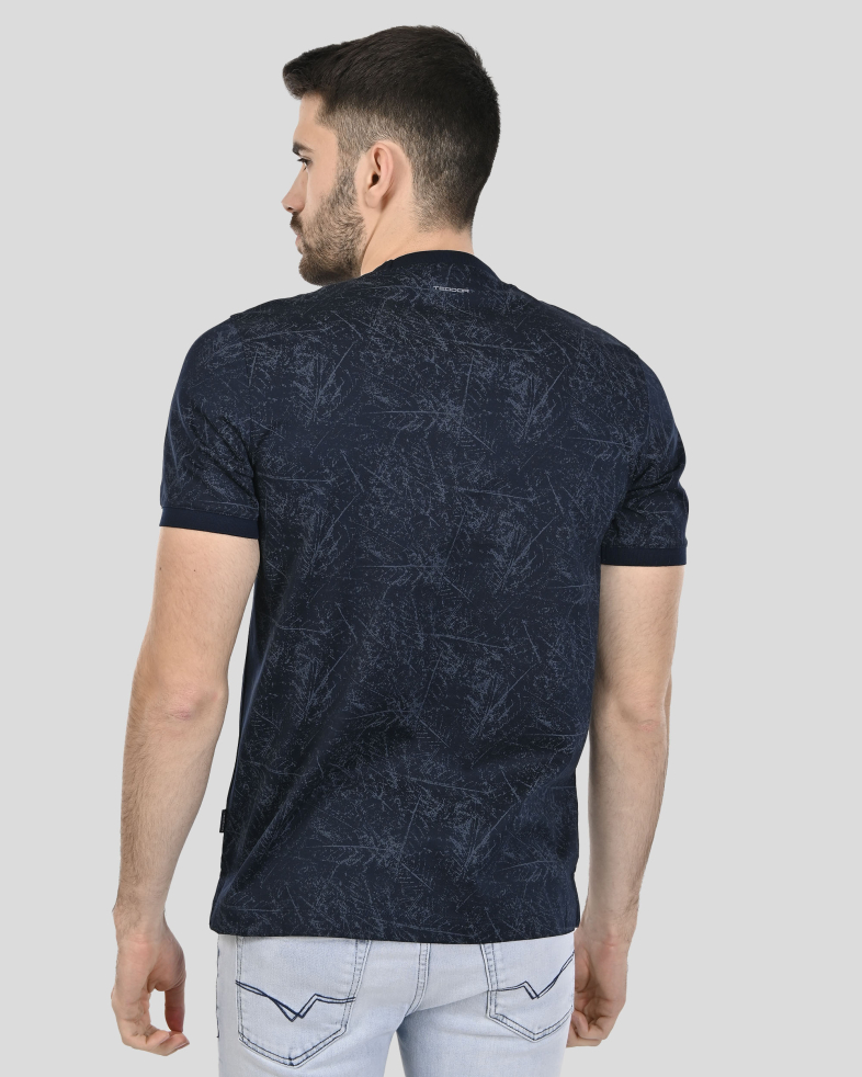 TRICOU BLEUMARIN PRINT GEOMETRIC 250110131803-3 08
