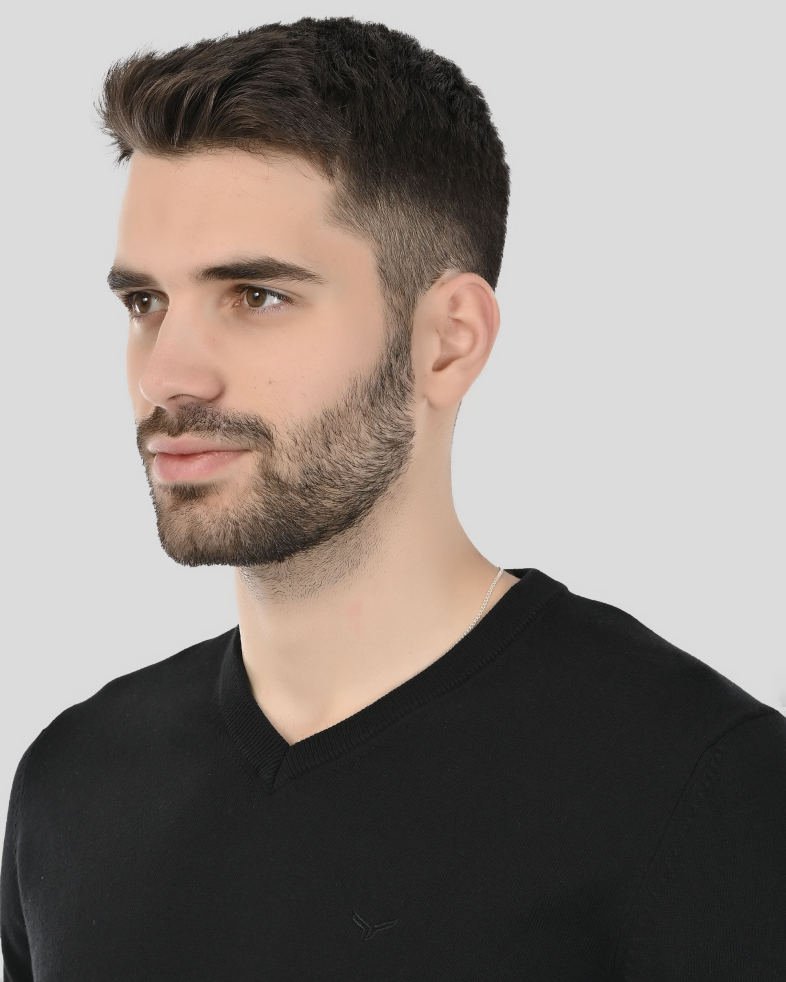 PULOVER NEGRU GULER IN V 250108055391-1 04