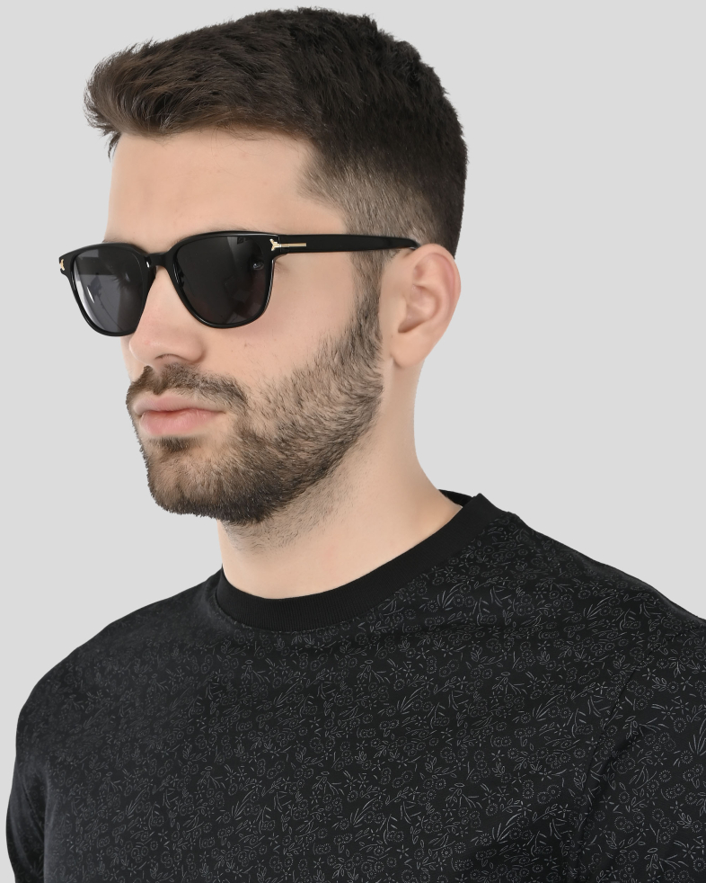 TRICOU NEGRU PRINT GEOMETRIC 250110131803-2 04