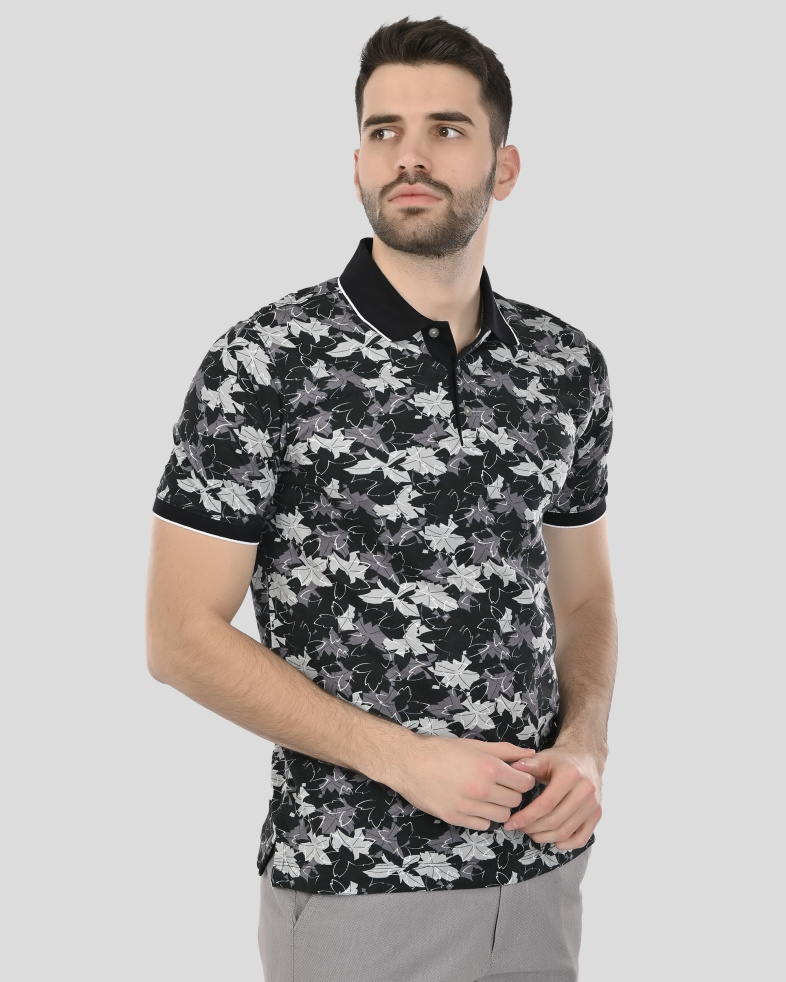 TRICOU POLO MULTICOLOR PRINT FLORAL 250110131800-2 03