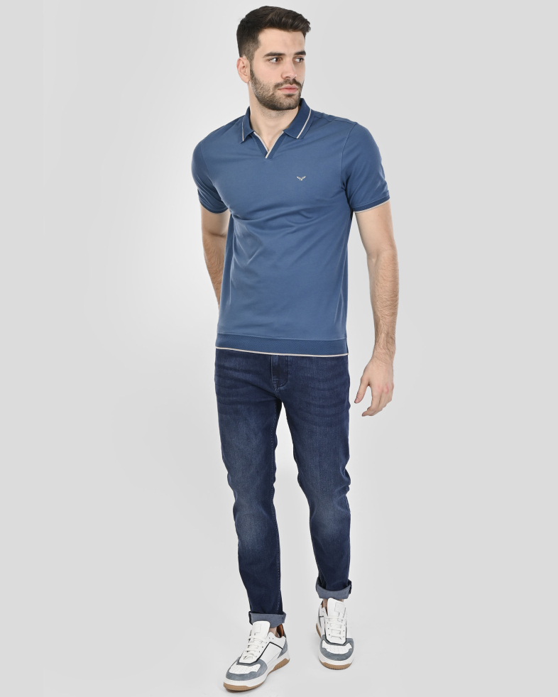 TRICOU  ALBASTRU GULER IN V 250110131783-4 02