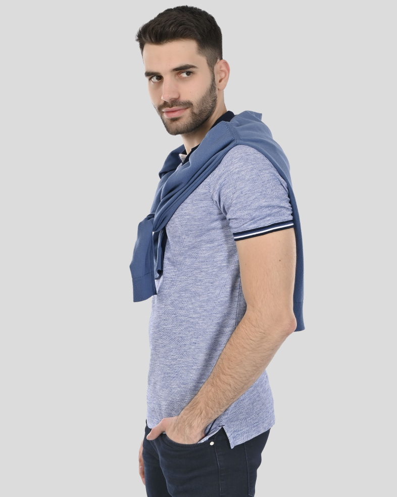 PULOVER ALBASTRA GULER ROTUND 250108055390-8 05