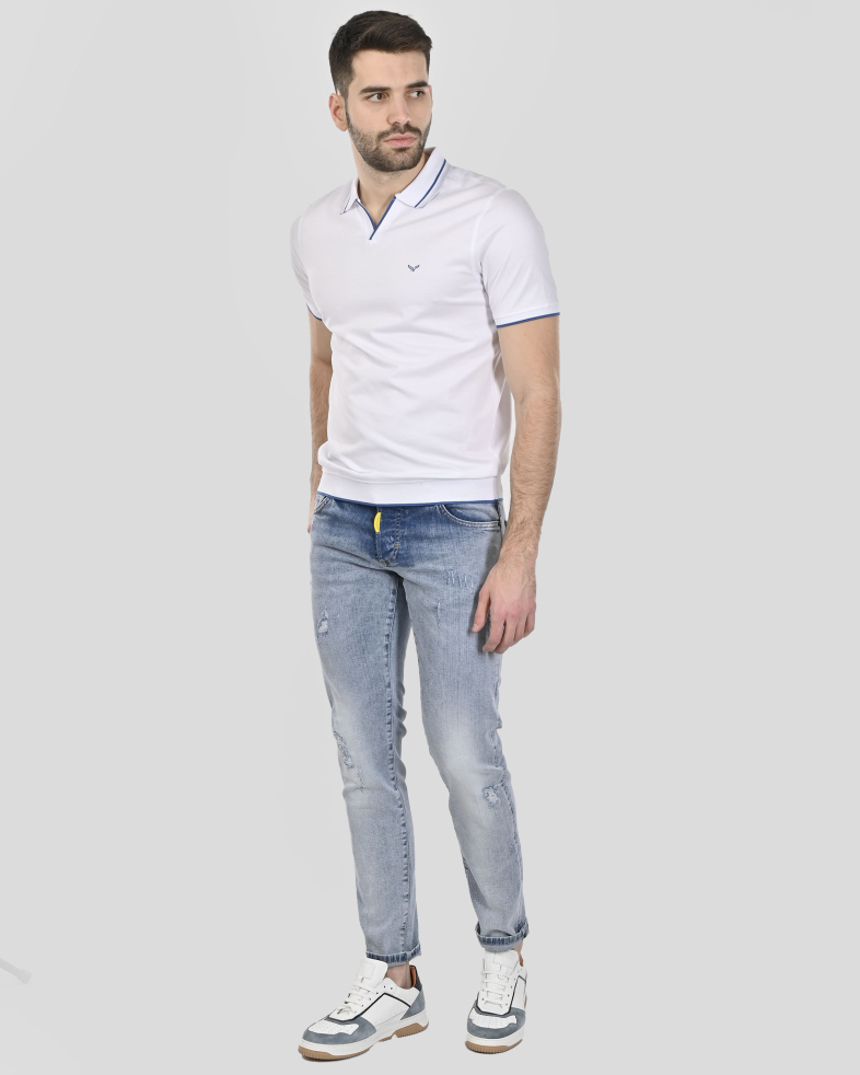 TRICOU  ALB GULER IN V 250110131783-1 02