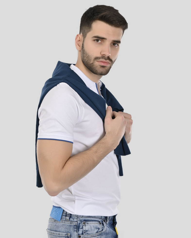 PULOVER ALBASTRU GULER IN V 250108055391-6 05