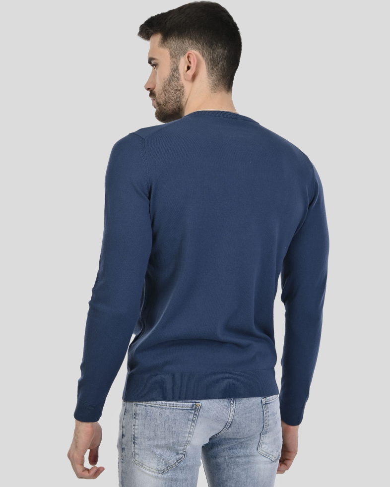 PULOVER ALBASTRU GULER IN V 250108055391-6 09