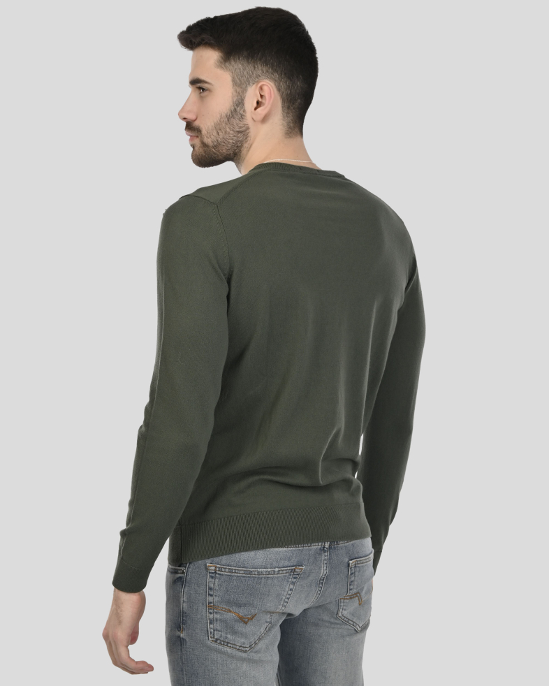 PULOVER VERDE GULER IN V 250108055391-7 08