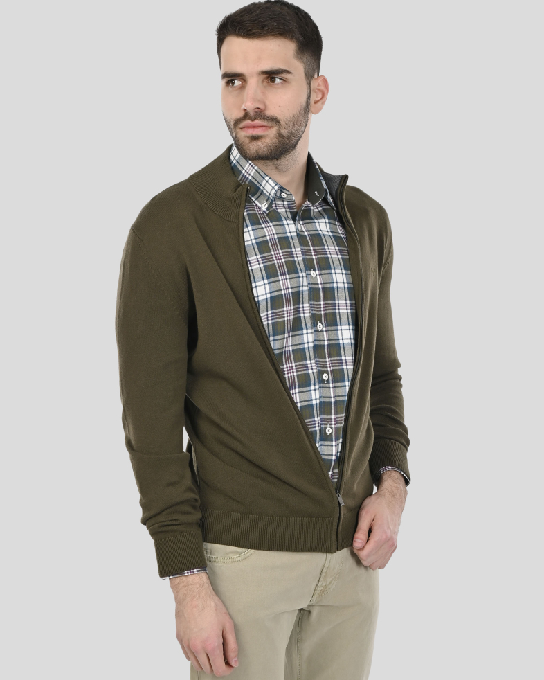 PULOVER VERDE CU FERMOAR 240208105382-4 03