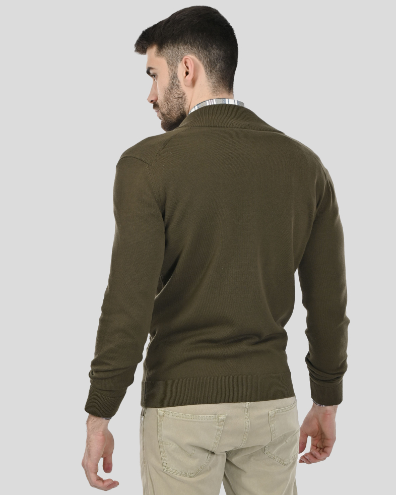 PULOVER VERDE CU FERMOAR 240208105382-4 08